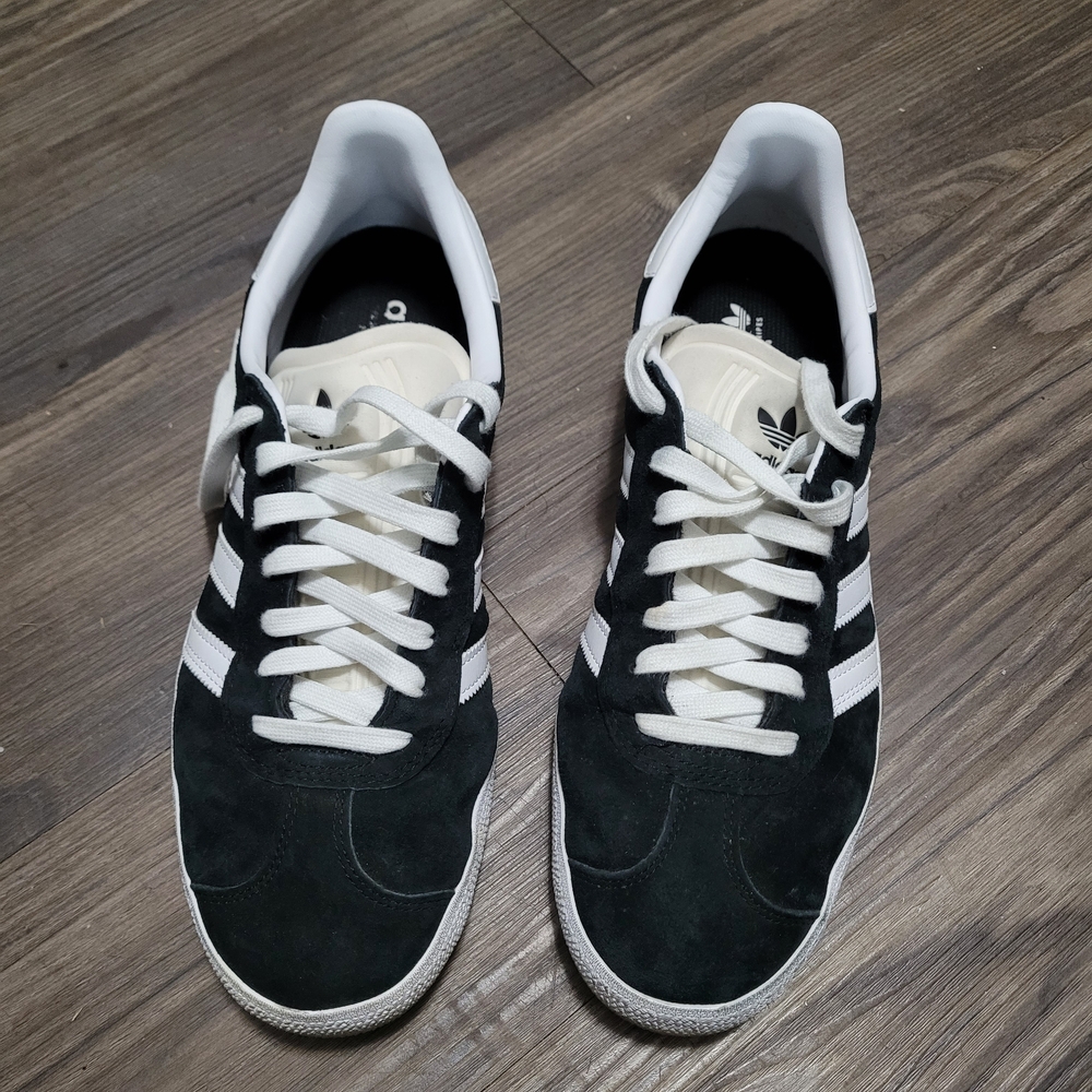 Adidas Skateboarding Gazelle ADV Black Suede White Shoes 10.5 Gazelle sneakers